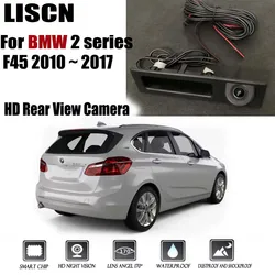 HD Night Vision Rear View Camera For BMW 2 series F45 2010 ~ 2017 Original Factory Trunk Handle Backup Parking Reversing camera