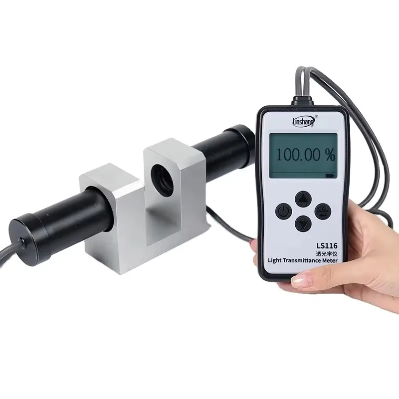 High Precision Visible Light Transmittance Meter Portable Optical Transmission Tester For Glass Film Transparency Detection