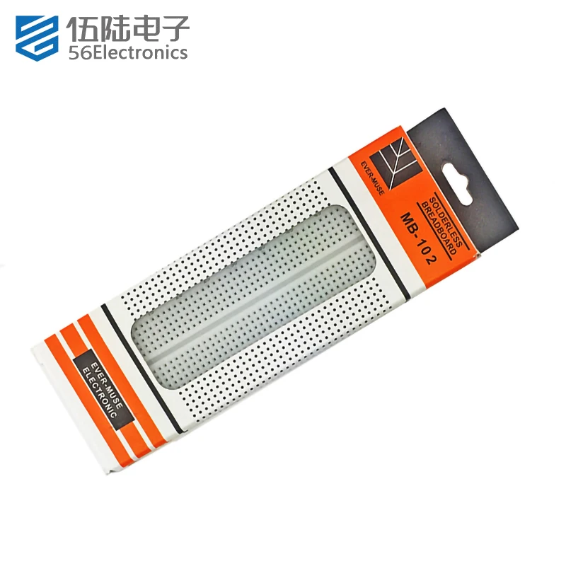 Experimental PCB Board 830 Pin Bread Board Spliceable Breadboard para treinamento e ensino
