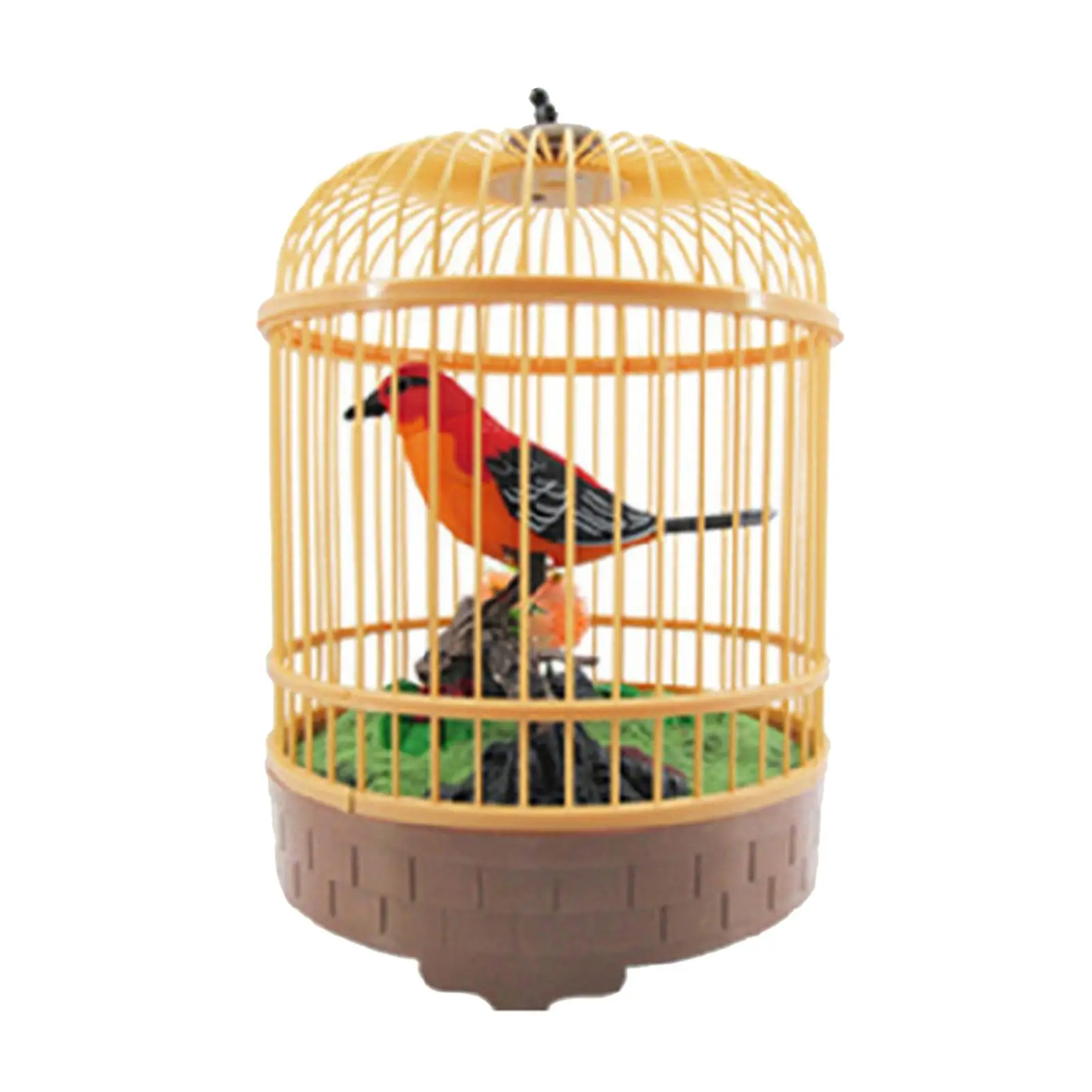 Singing Chirping Bird Activated Sounds Movements Plaything Bird Animal Singing Toys for Kids Children Toddler Educational Toys