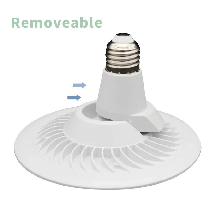 Lámpara LED UFO E27, Bombilla de disco dividido para el hogar, techo, cocina, dormitorio, pasillo, garaje, 30W, 40W, 50W, 85-265V