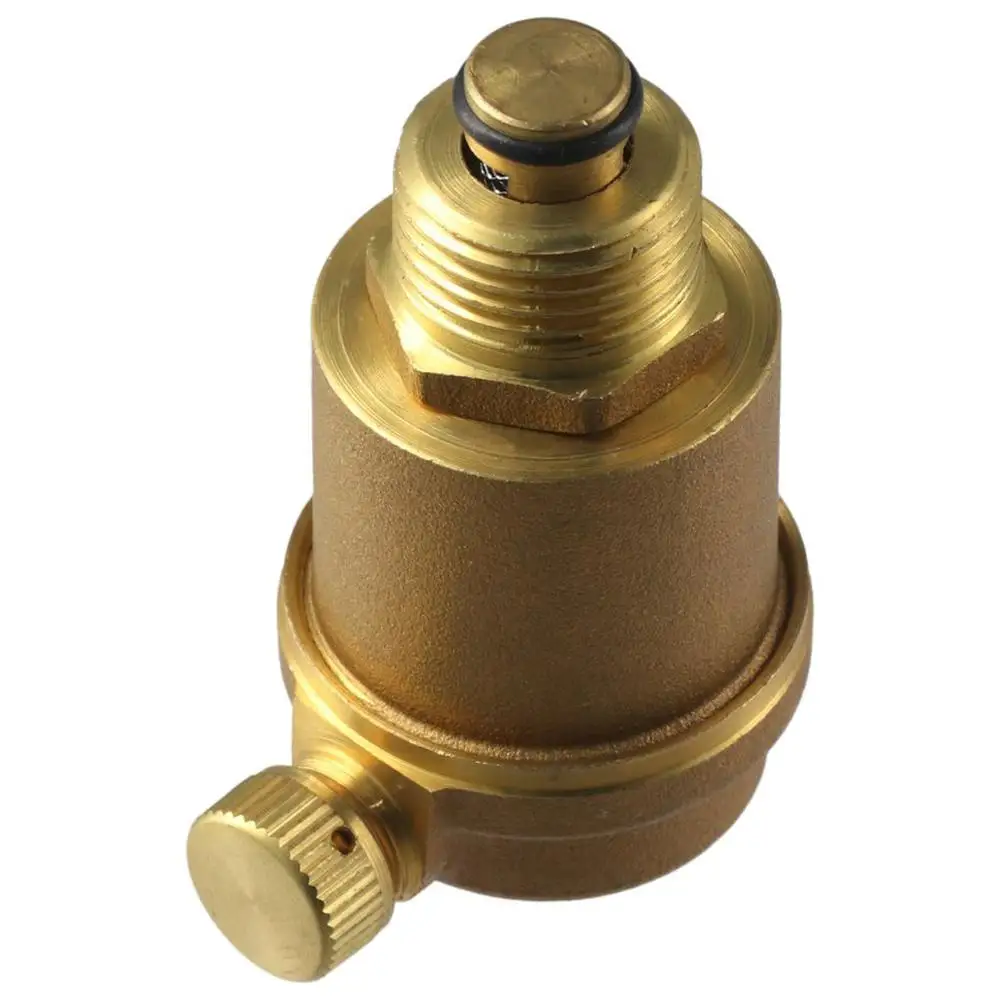 

Brass Exhaust Valve Portable G1/2 DN15 Side Row Type Yellow Air Vent Valve Water Heater