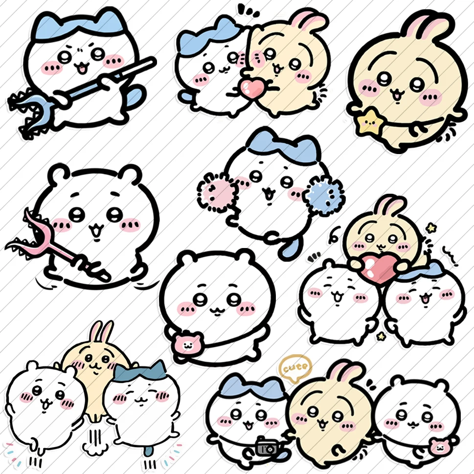 

chiikawa jiikawausachi little 8 flying mouse ice mobile phone sticker suitcase cabinet decoration sticker