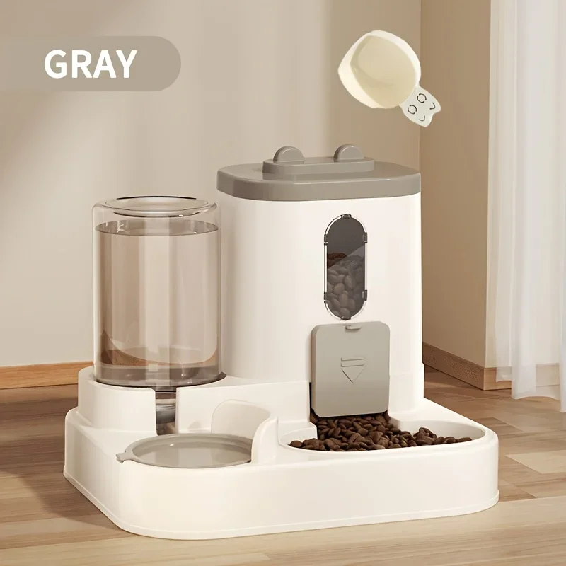 2in 1 Cat Food Dispenser Water and Food Integrated Fully Automatic Cat Food Feeding and Water Dispenser Cute Water Dispenser image 6