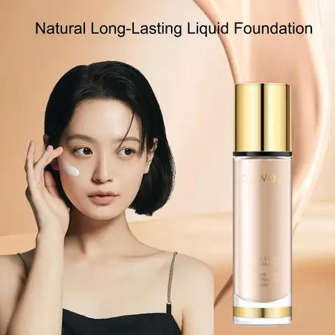 30ml 경량 리퀴드 파운데이션 방수 지속 에센셜 스킨 커버리지 최고의 보습 보이지 않는 모공 고급 판매 H7T4