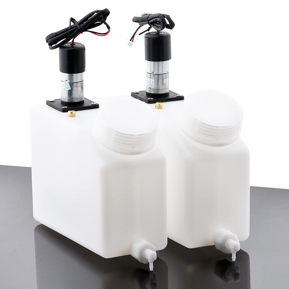 1500ml White Ink Tank With Stirrer Motor Single Ink Outlet for Mimaki / Roland Eco Solvent UV Printing Machine Accessories