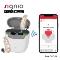 Signia Pure C&G IX Hearing Aids（1IX 2IX 3IX 5IX 7IX）Bluetooth 110dB Computer Programmable Rechargeable 1 Pair for Hearing Loss
