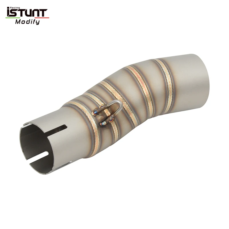 Slip On For CFMOTO 450SR 450 NK SR 2022 - 2025 Motorcycle Exhaust Muffler Escape Moto Modify 51mm Middle Link Pipe Bike Tube