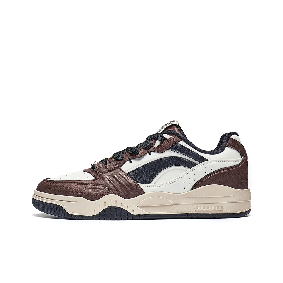 Li Ning Yuebai Casual Shoes Men's Low Top White/Black/Umber AGCS251-10