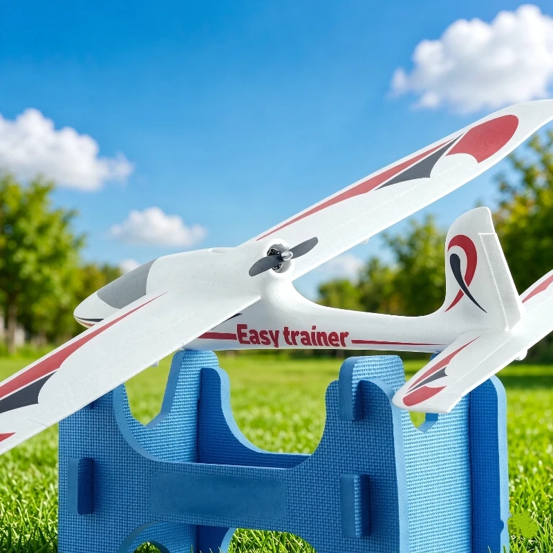 FMS 1280mm Voyager V2 Foam Drop-Resistant Remote Control Fixed-Wing Glider 4CH RC Backpush Practice Aircraft Model For Novices