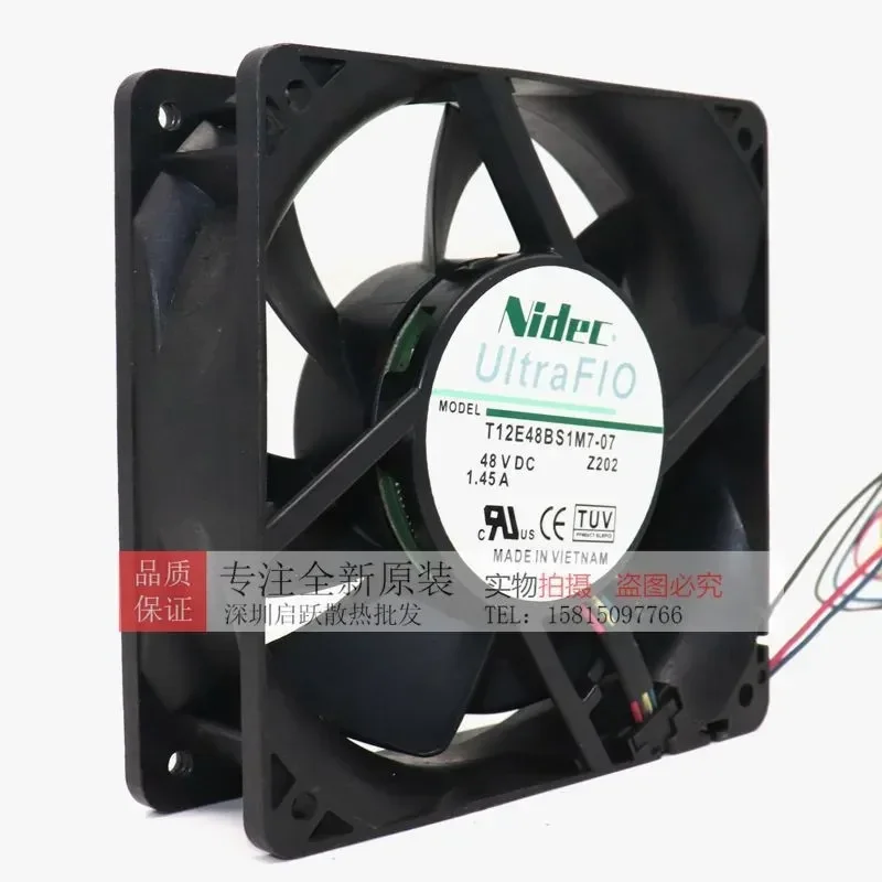 Original Genuine Imported 4-Wire Fan for T12E48BS1M7-07 A464 48VDC 1.45A