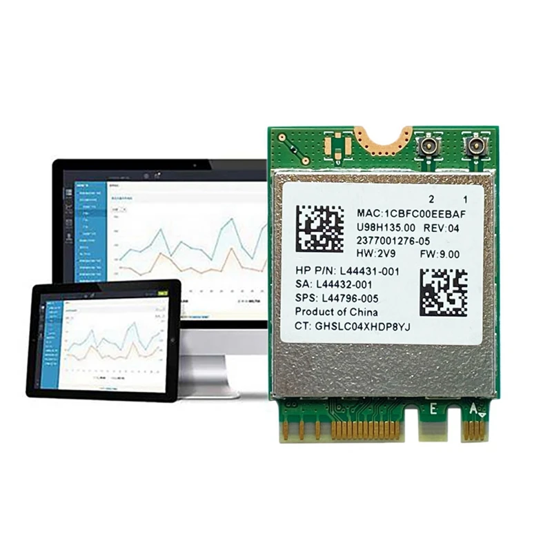 Hot 2X RTL8822CE Wireless Network Card 2.4G/5G Dual-Band Gigabit Wifi Bluetooth 5.0 M.2 NGFF Interface Wifi Wireless Module