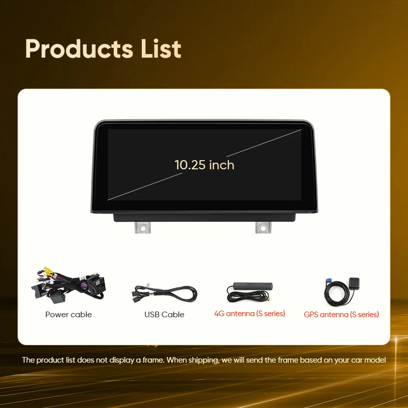 AINAVI F30 Carplay para BMW F30 Android Auto F31 F32 F33 F34 F35 F36 NBT ID6 2011-2017 Radio Multimedia para Auto con Pantalla Táctil HD IPS 2
