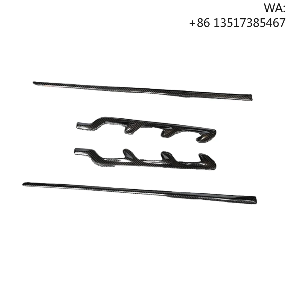 

Used for Maserati Levante 2016-2019 Genuine Carbon Fiber M-style Front Fender Vent Decorative Strip Body Kit