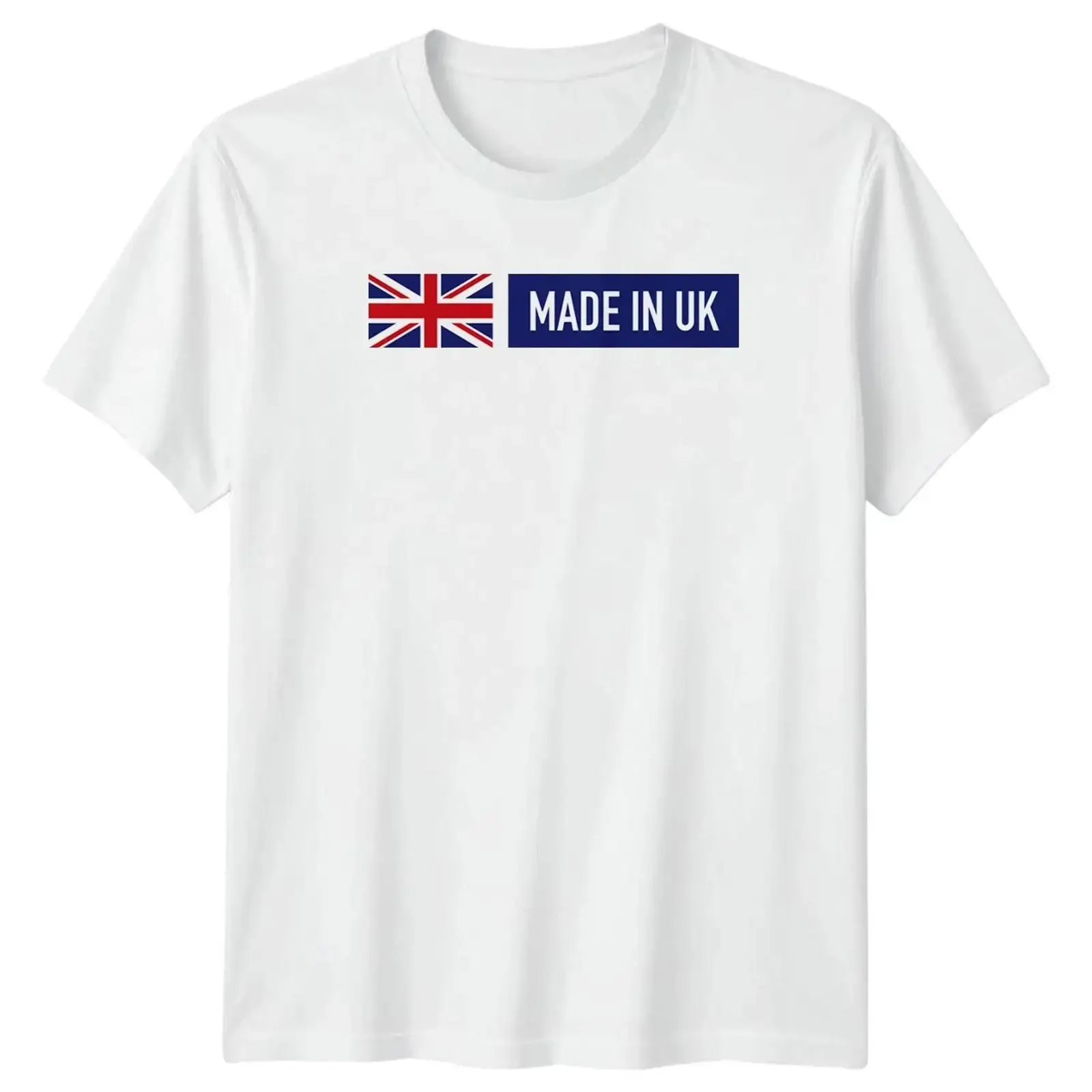 Made In UK Union Jack British National Identity Herren Damen Grafik T Shirt vintage Washed designer clothes Unisex Breathable