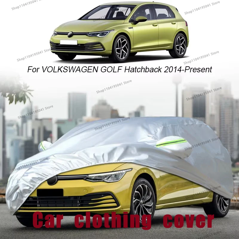 

For VOLKSWAGEN golf hatchback Full Car Cover Rain Frost Snow Car protective cover ,UV protection,Car paint protection