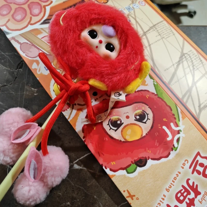 

2025 Baby Three Cat Teaser Blind Box — интерактивная игрушка-колокольчик с перьевой палочкой, подарок для любителей домашних животных и семьи (6 стилей) ﻿