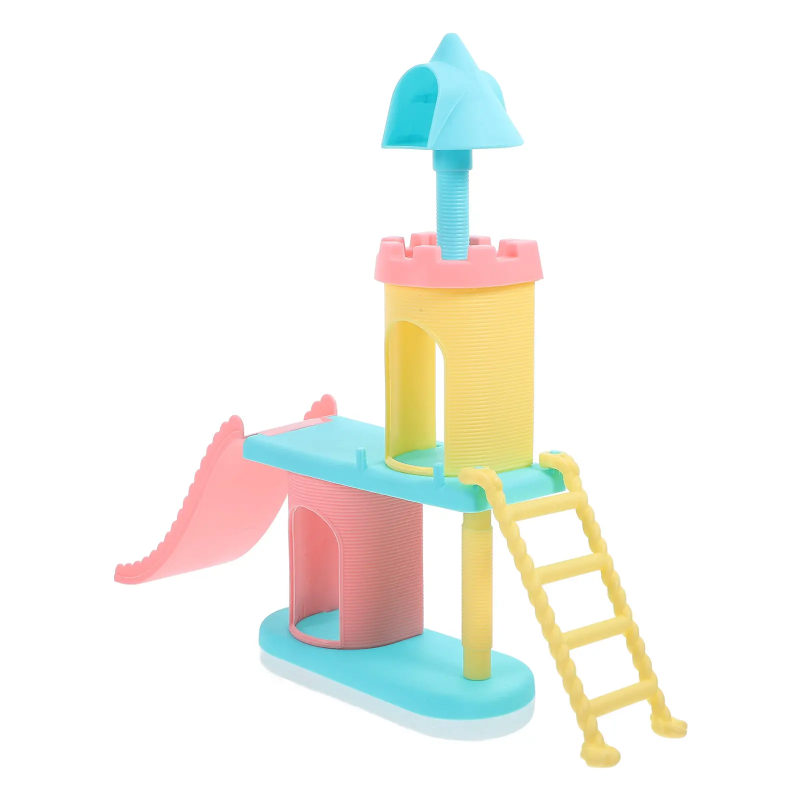 Mini Playground Outdoor Playset Exquisite Dollhouse Accessory Small Slide Ornament Home Decoration Sand Table Layout