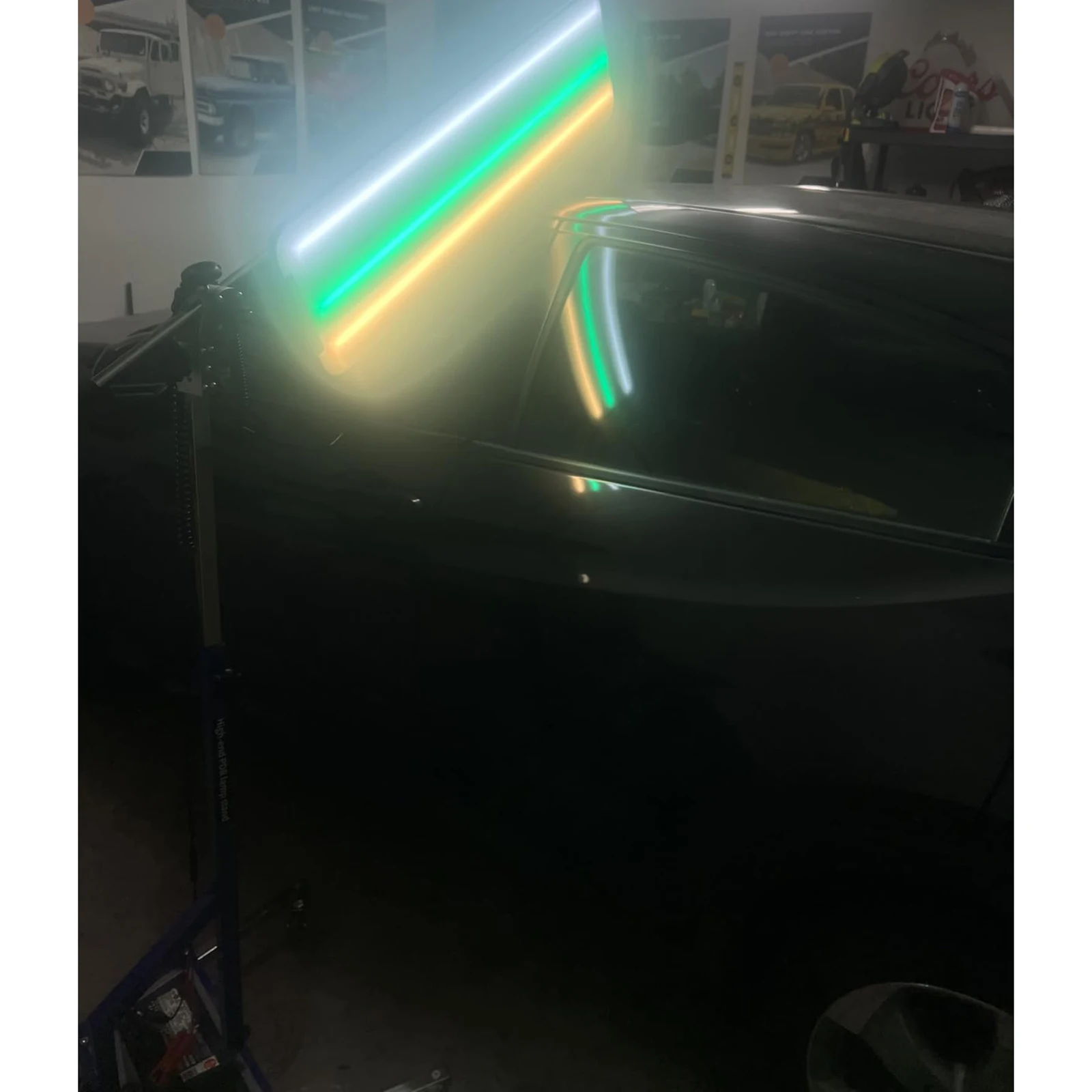 Upgraded Professional Heavy-Duty PDR Light，93*26cm Paintless Dent Repair Light With Adjustment Holder, 3 Color Temperature Adju