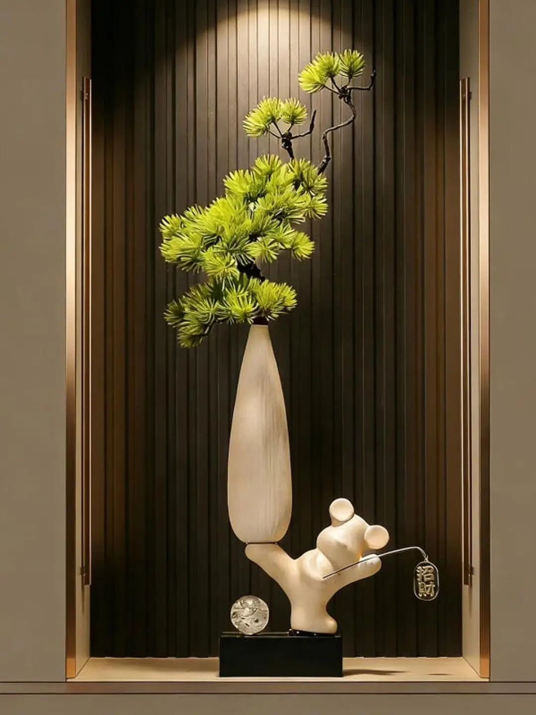 Entrance ornaments, high-end light luxury, high-end sense, implied decoration, handicrafts