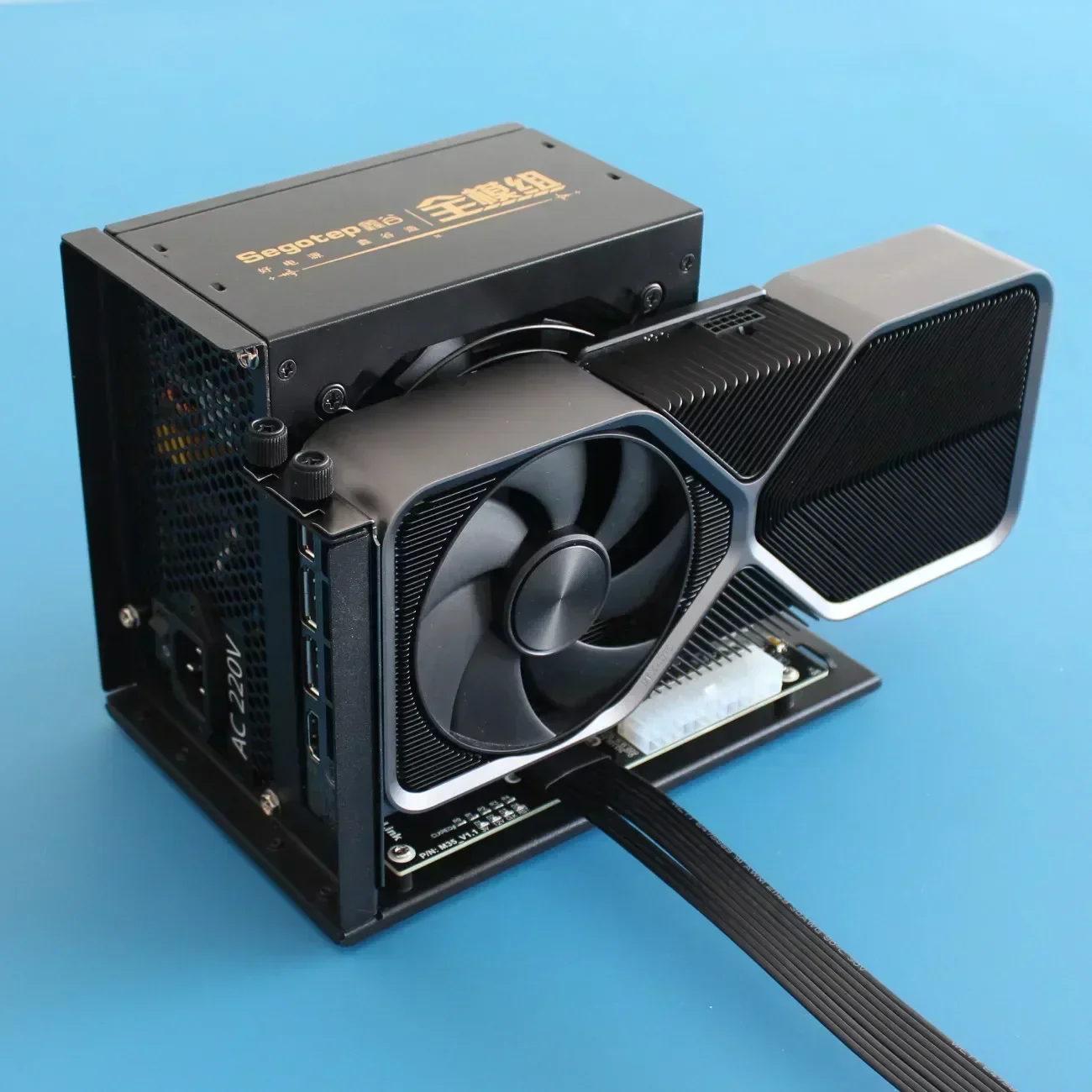 ADT eGPU GEN4 M.2 NVMe GPU Dock PCIe 4.0 x4 High Speed PC Notebook Laptop to External Graphics Video Card M2 M Key to PCI-E X16