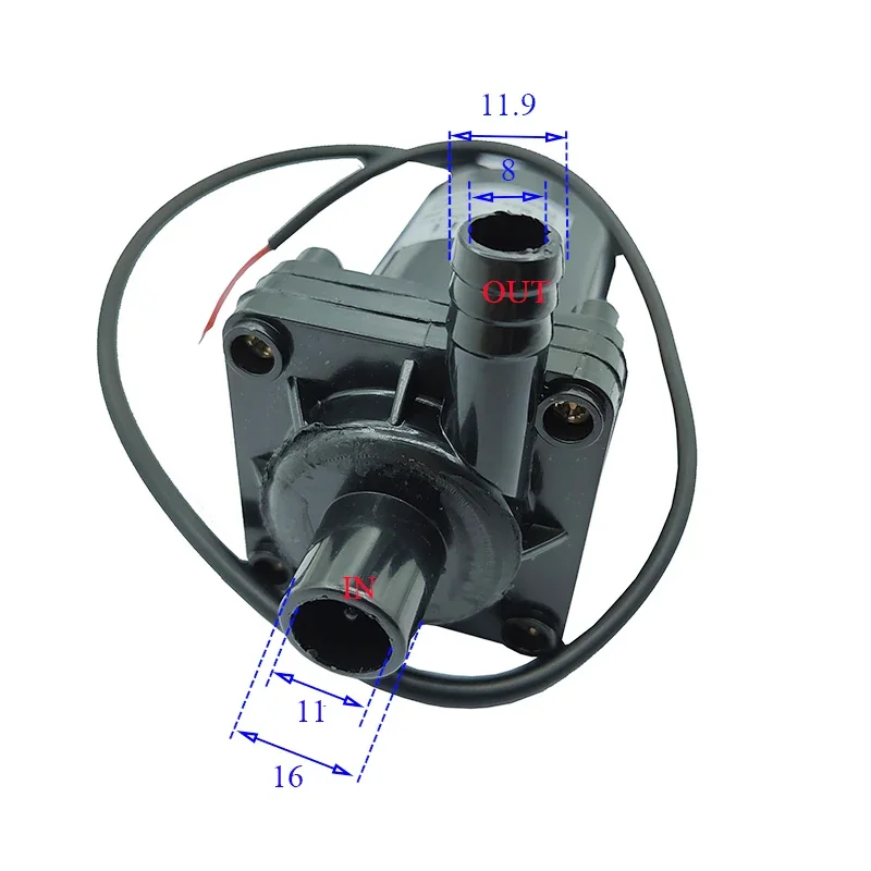 Micro pompe à eau auto-amorçante, 8W, 10L, M, DC 12V, 9V-12V, grand débit, pompe d\'aspiration, pompe SubSN