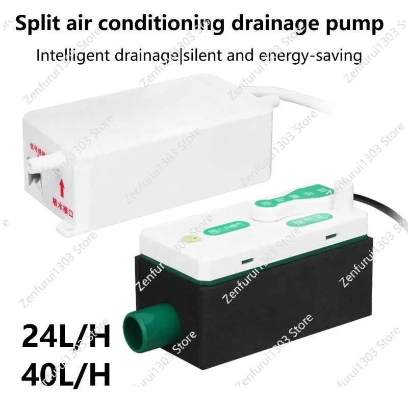 24L/H 40L/H Split Air Conditioner Drainage Pump Central Duct Machine Condensate Water Lift Pump Fully Automatic Home