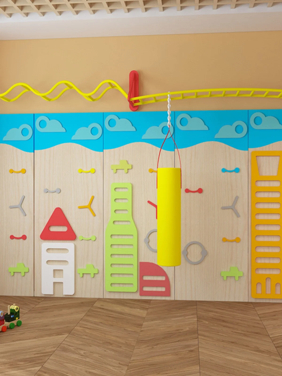 home climbing wall kindergarten early education climbing frame indoor family s room sensory traini