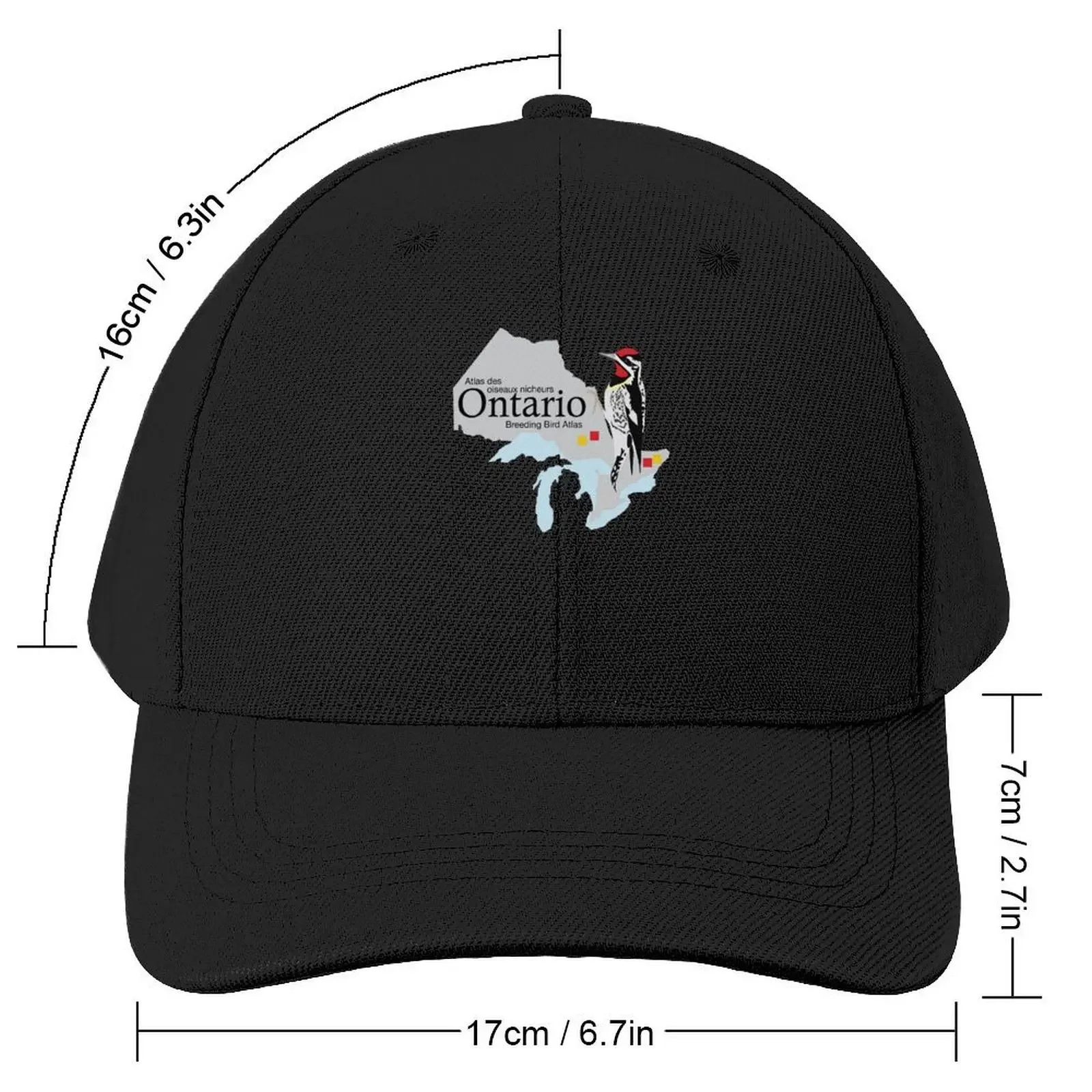 Ontario breeding bird atlas standard logo Baseball Cap Military Cap Man funny hat Beach Bag Bobble Hat Sun Hats For Women Men's