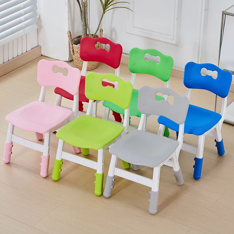 

Daycare furniture preschool color spliceable folding children's plastic chair