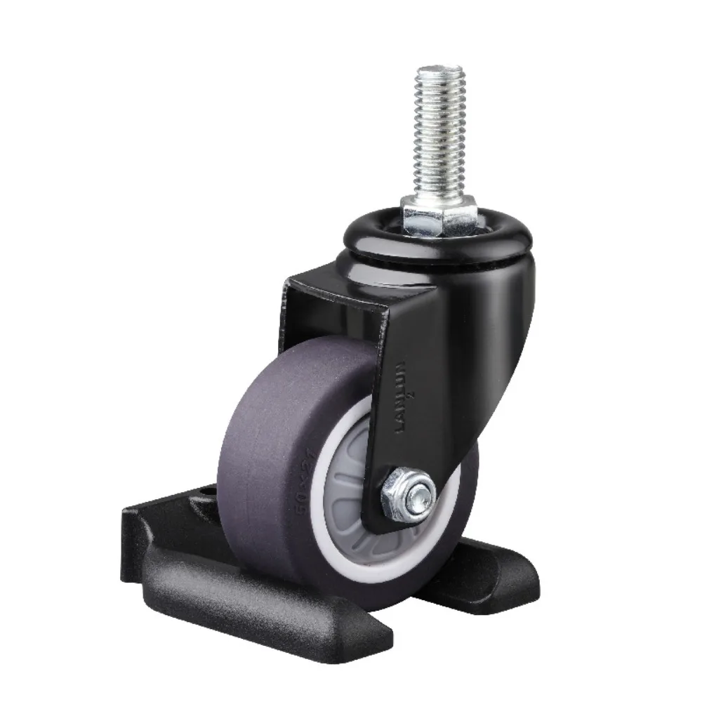 Durable Rubber Office Chair Wheel Stopper Wear-resistant Anti Vibration Furniture Legs Anti-slip Pad Chair Wheel Fixed Pad Chair