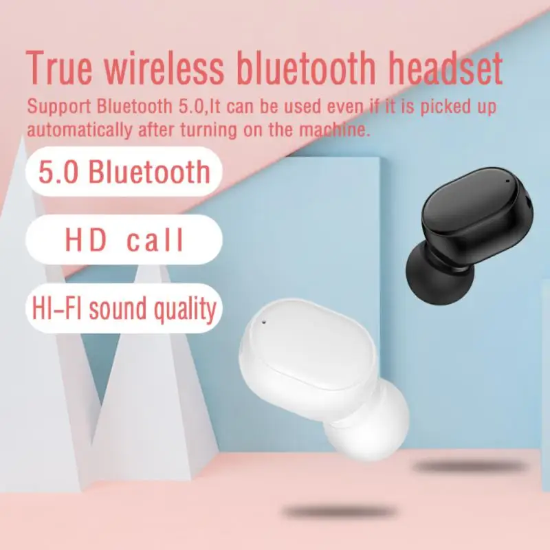 Olaf Mini Wireless Headphone Headset Stereo In-Ear Sport Waterproof Earbuds Earphone Blue-tooth Earpieces With Microphone