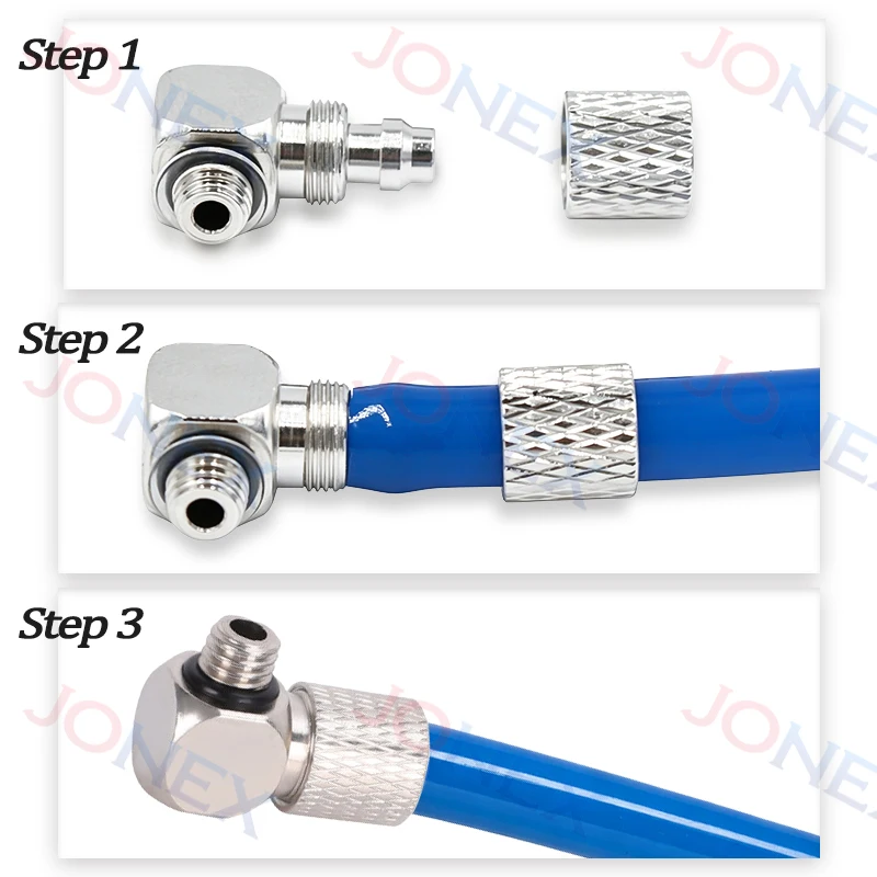5PCS Mini Pneumatic Fitting Connectors OD 3mm 4mm 6mm Male Thread M3 M4 M5 Straight/Elbow Quick Connection For Air Hose Tube