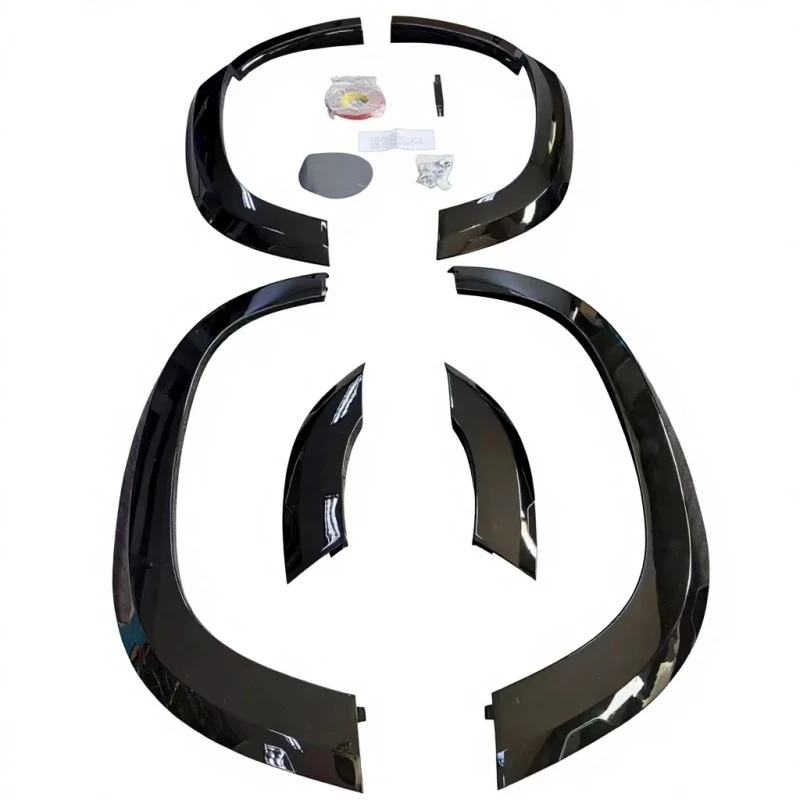 Weatherproof Black ABS Widened Wheel Arch Flares Fit 90 110 130 L663 Aftermarket Upgrade Car Exterior Accessories