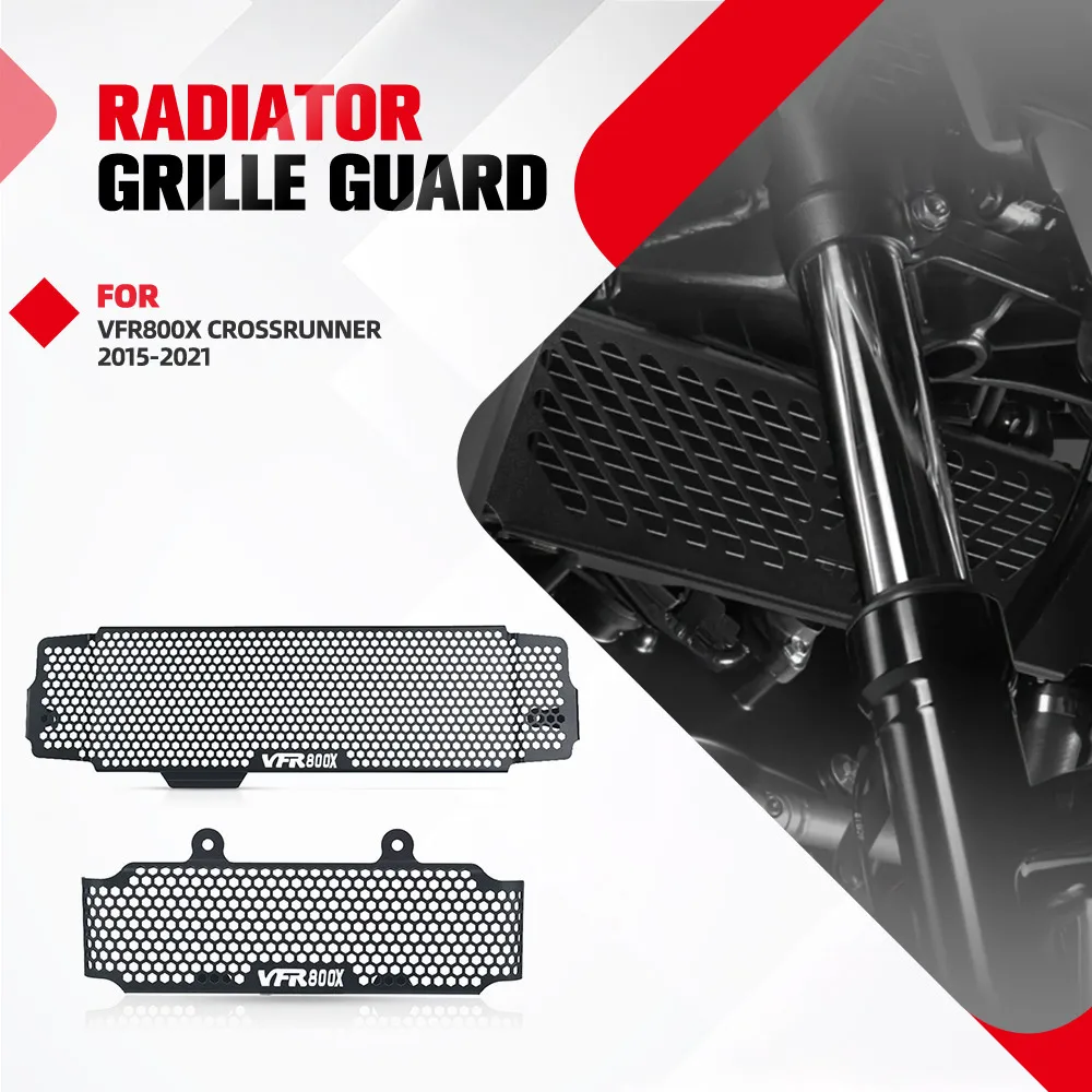 

Fit For Honda VFR800X Crossrunner 2015 2016 2017 2018 2019 2020 2021 Radiator Grille Guard Protector Oil Cooler Cover Protection