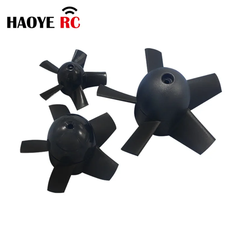 

Haoye 1 Pc RC Plane Model Accessories 50mm 68mm 89mm 5 Leaf Ducted Fan Blades No Include Airduct For RC Plance Accessories