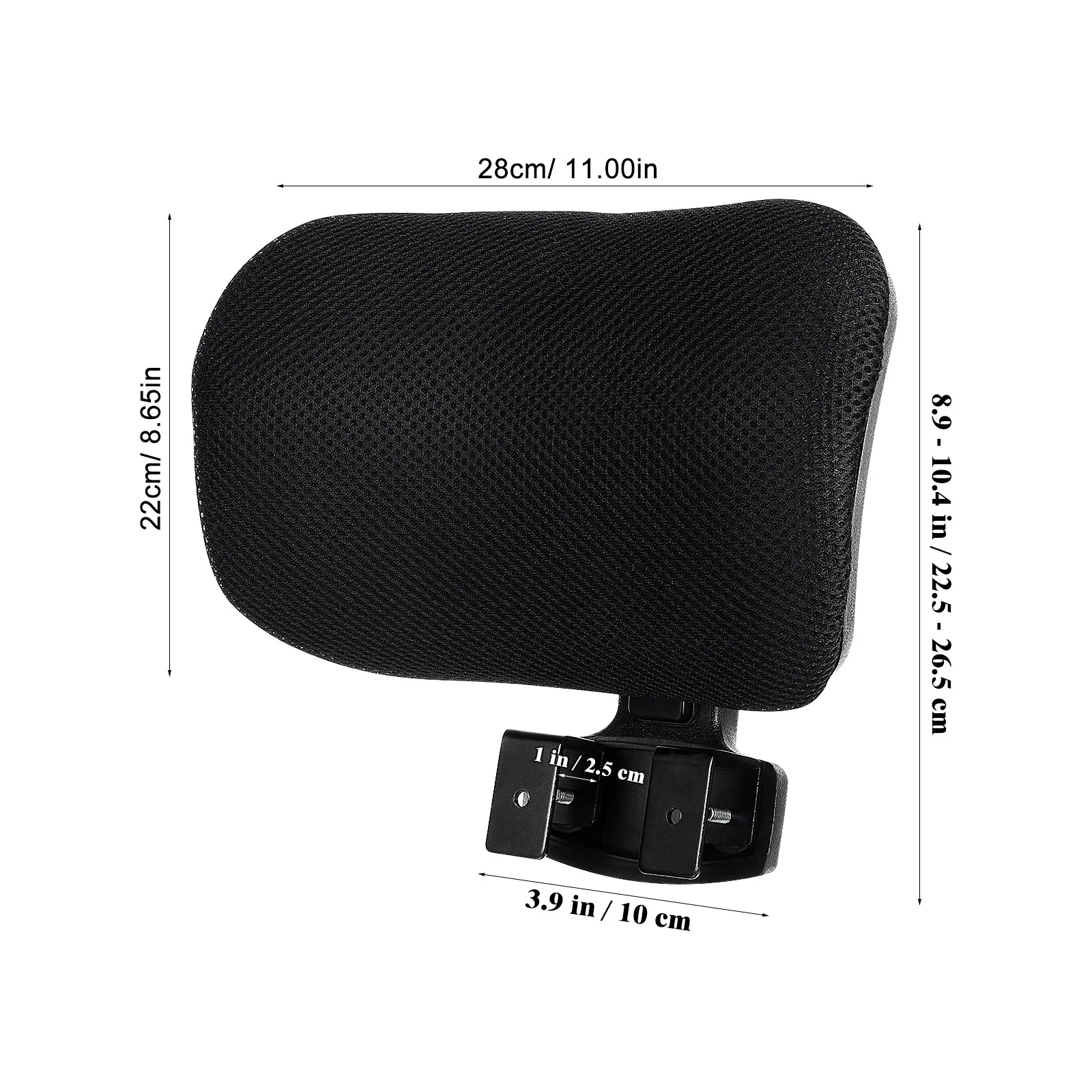 Office Computer Chair Headrest Adjustable Retro Fit Mesh Head Pillow Neck Support Cushion for Work Comfort Office Supply