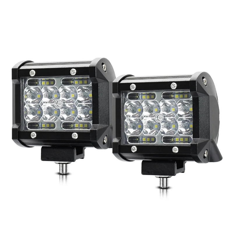 

Q2-LED Light Bar, LED Light Pods 4 Inch 60W 6000Lm LED Truck Work Lights Spot Lights LED Pods For Boat Pickup ATV UTV RV