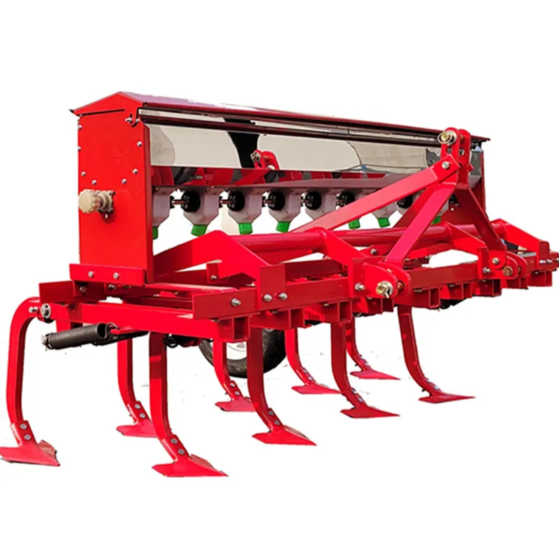 Agricultural tractor-mounted cultivator and fertilizer application machine