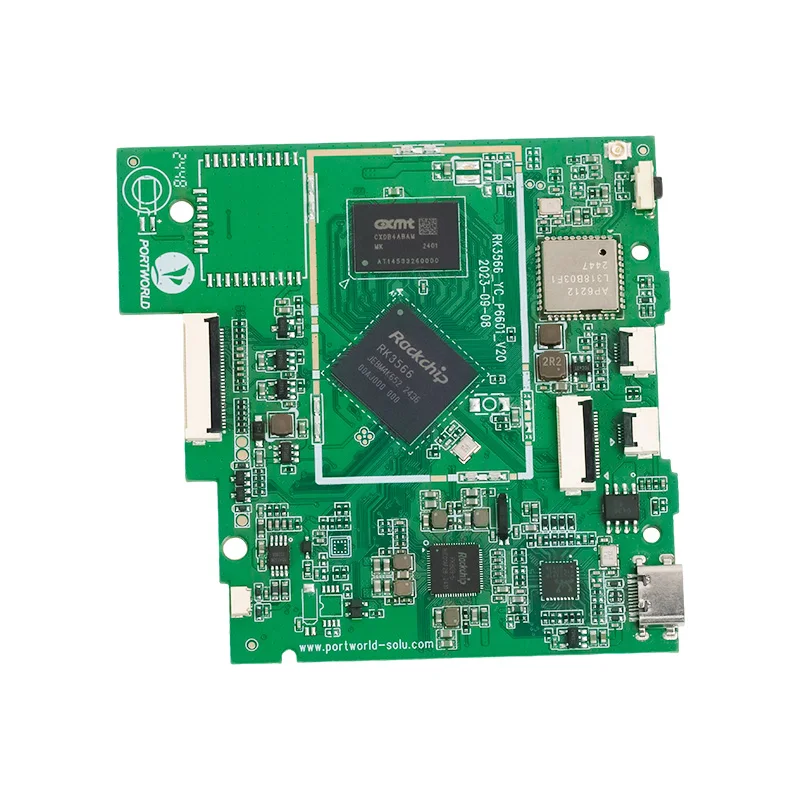 YC-P6601 RK3566 Smart Home Embedded Mainboard LPDDR4 4GB 8GB EMMC POE 100Mbps Ethernet KNX RS485 Industrial Control Board