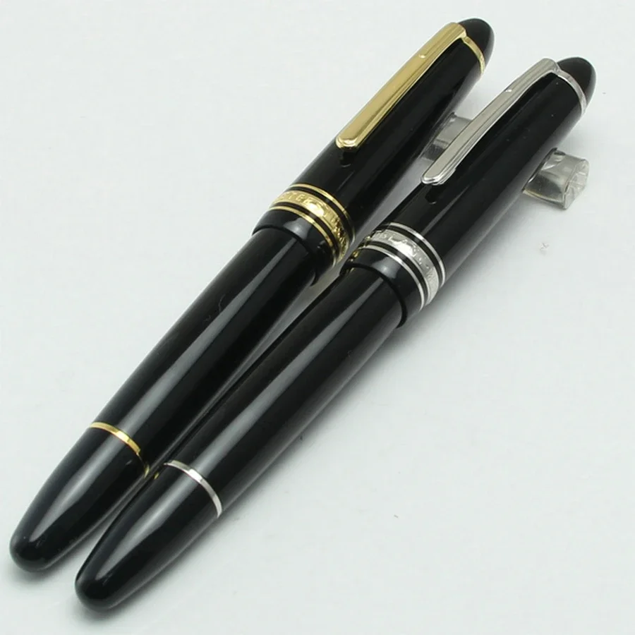 Top Quality Luxury MB Meister 149 Black Resin and Monte 4810 Gold Nib Best Signature Rollerball Pens with Serial Number