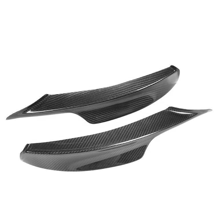 

Real Dry Carbon High Fitment Without Gap Front Bumper Splitter Lip Front Flaps for BMW E90 335i LCI M Tech 09-12