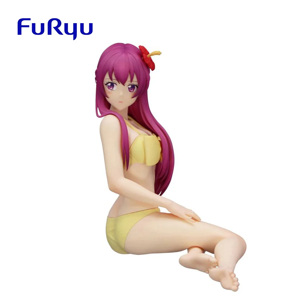 Original FuRyu The Caf Terrace and Its Goddesses Makusawa Oka PVC Anime Figure Action Figures Model Toys