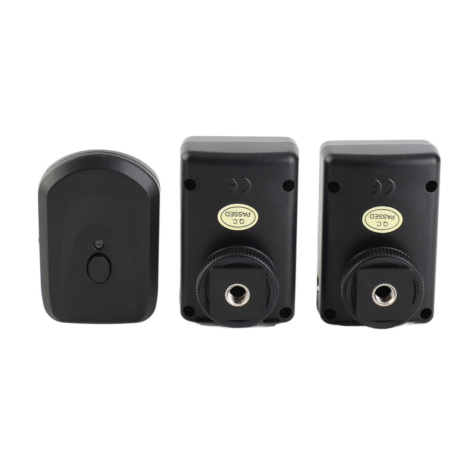 Andoer PT-04GY 4 قنوات لاسلكية عن بعد Speedlite فلاش الزناد العالمي 1 الارسال و 2 استقبال لكانون نيكون بنتاكس