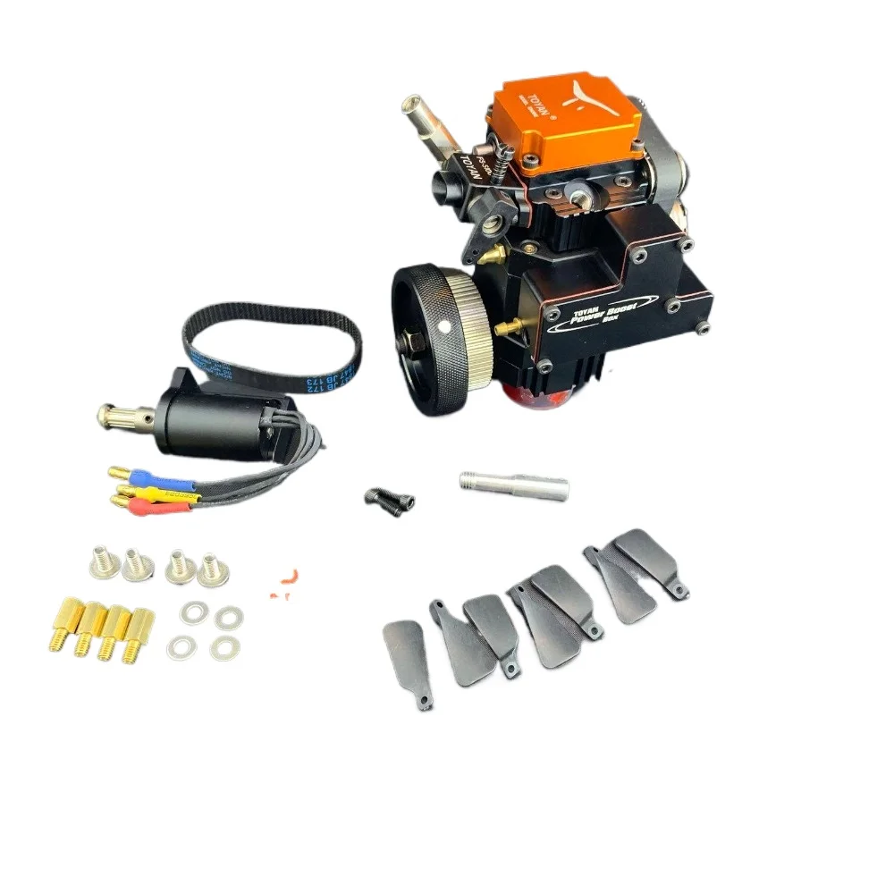 Motor de Metanol Micro de Cuatro Tiempos y 3.5cc TOYAN, Modelo de Motor Refrigerado por Agua de Aleación de Aluminio de Alta Potencia Modificado