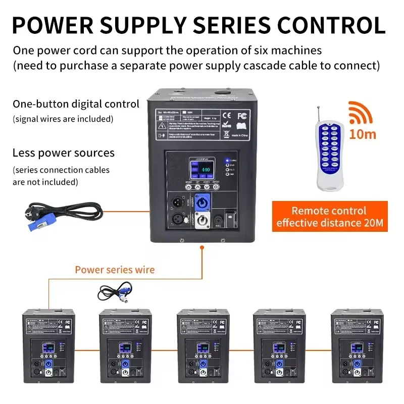 cross-border Stage Equipment  Cold Spark Machine with Remote