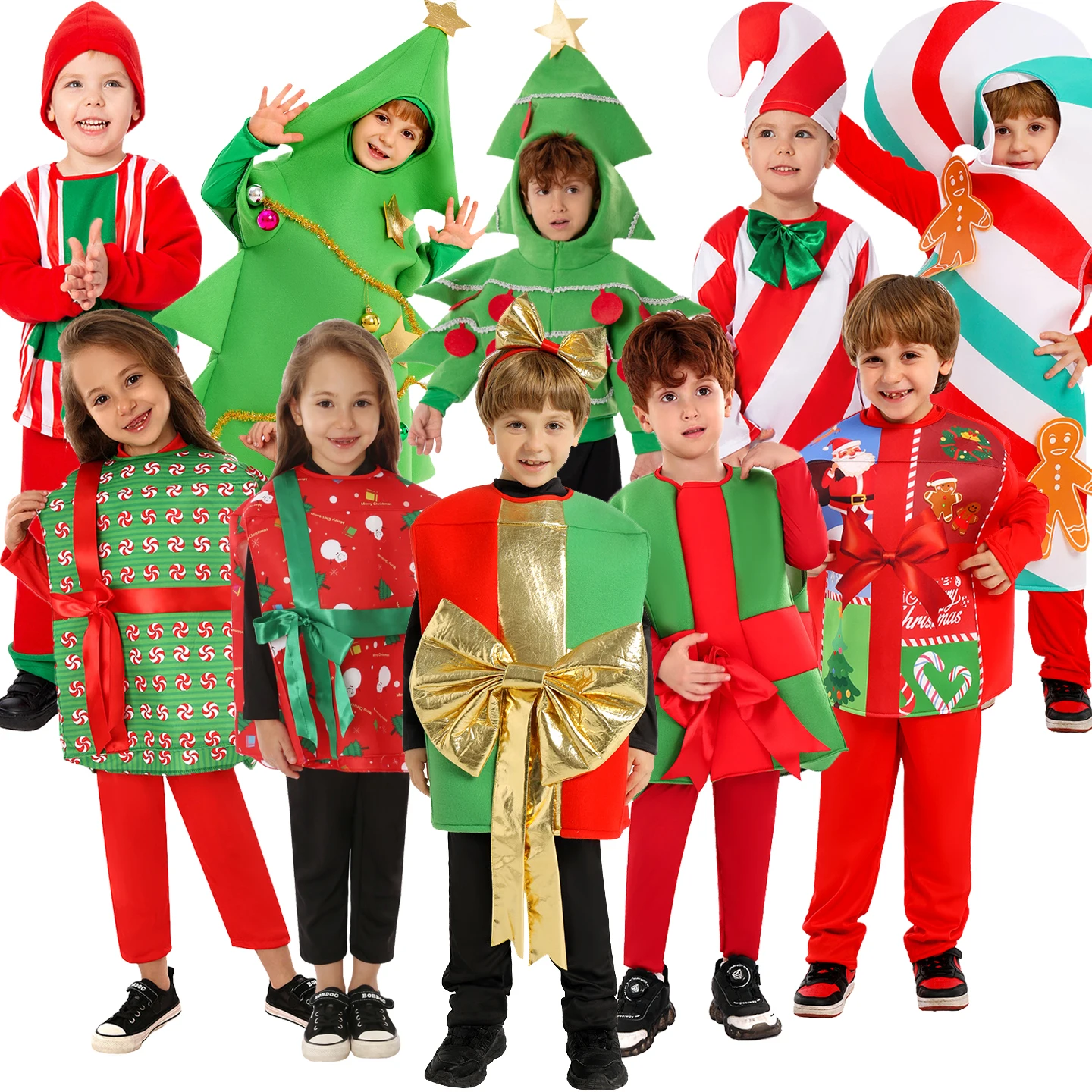 Новогодний/Хэллоуинский костюм – обзор и цена Elf Costume Christmas