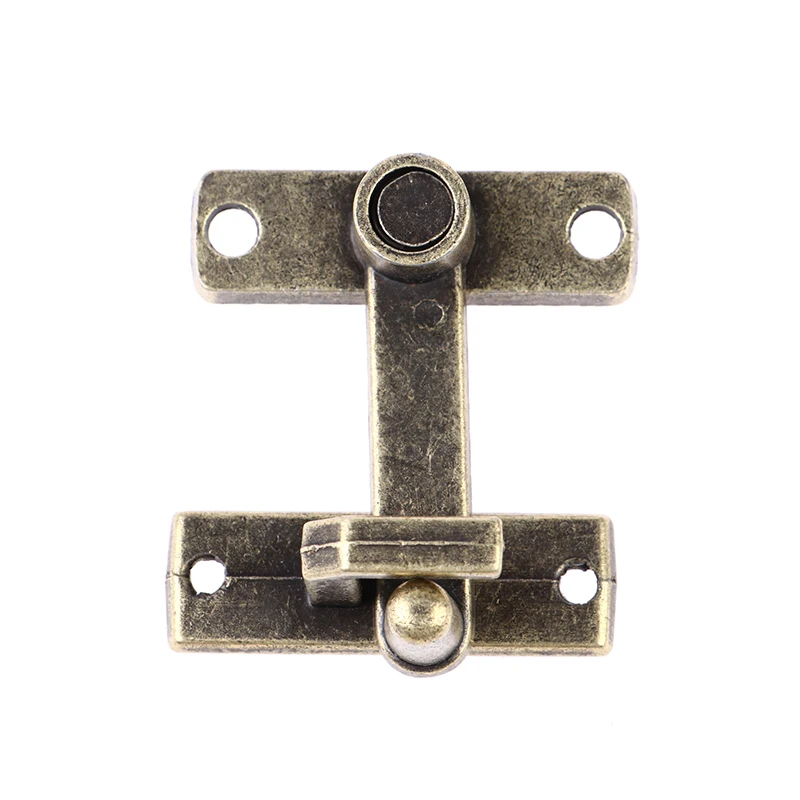 Sliding Window Door Lock Handle Metal Door Latch Home Safety Chain Bronze Guard Latch Bolt With ScrewsDoor Home Hardware