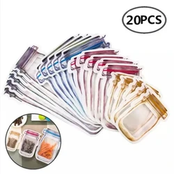 Reusable Mason Jar Bottles Bags Nuts Candy Cookies Bag Seal Fresh Food Storage Bag Snacks Zipper Sealed Kitchen Organizer 2025