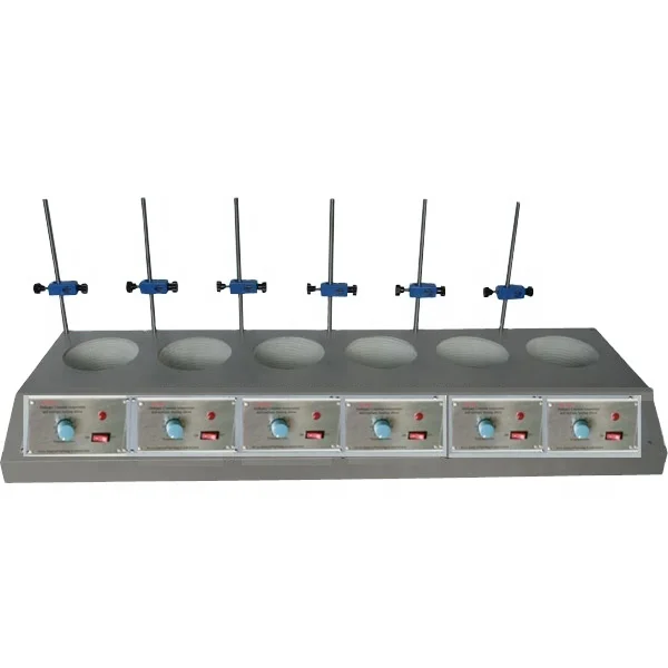 4-position 50ml Laboratory Manual Control Thermostatic Combined Type Heating Mantle